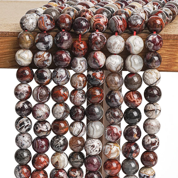 Mexican Crazy Lace Agate Beads